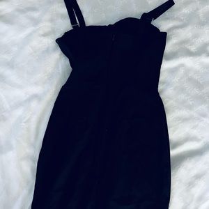 by the way WRAP DRESS - BLACK Sz M